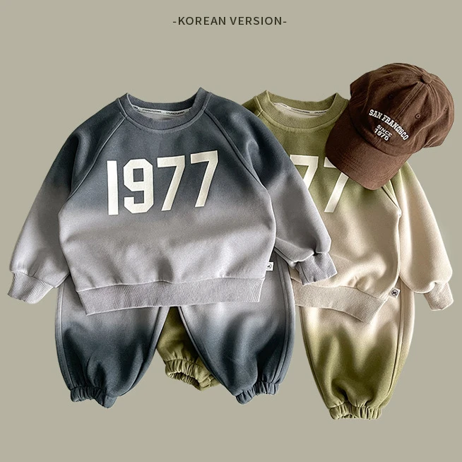 

2023 Autumn New Children's Wear Boys' Set Korean Children's Casual Autumn Two Piece Set kids clothes