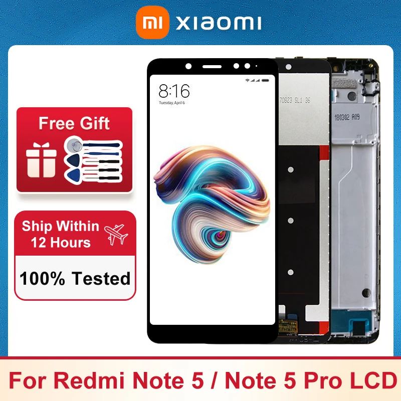 5 99 &quotОригинальный ЖК-дисплей для Xiaomi Redmi Note Pro сенсорный экран дигитайзер