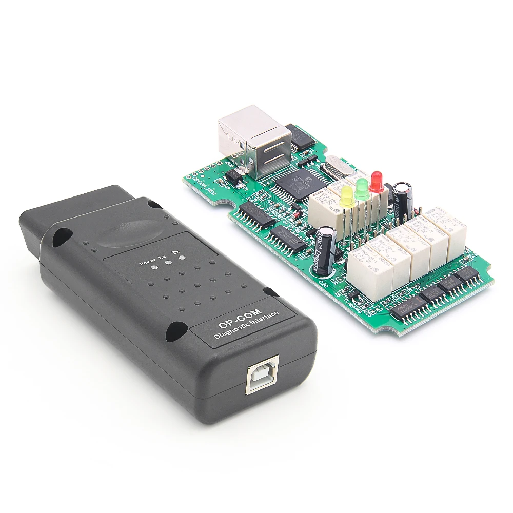 OPCOM V5 PIC18F458 OP COM 1.70 Support Flash Firmware Update OP-COM CAN BUS OBD2 Scanner Car Diagnostic Tool For Opel