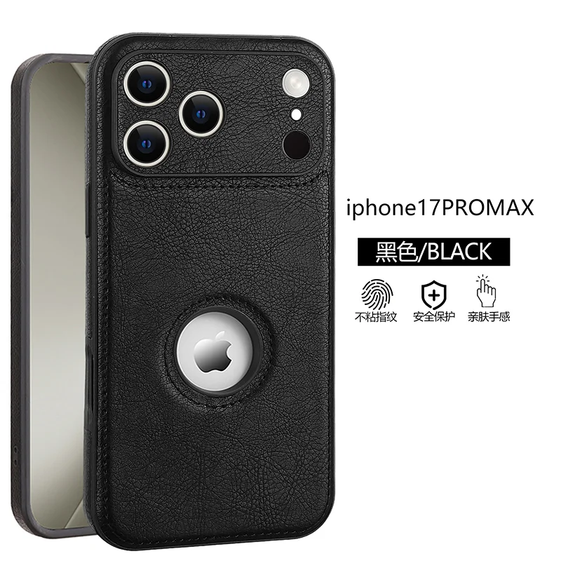 Luxury Fashion Leather Case with Air Shockproof and Premium Camera Lens Protection