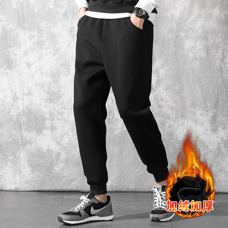 2023 Autumn And Winter Cotton Pants with Plush And Thickening To Keep Warm High End Casual Handsome Outdoor Essential Pants