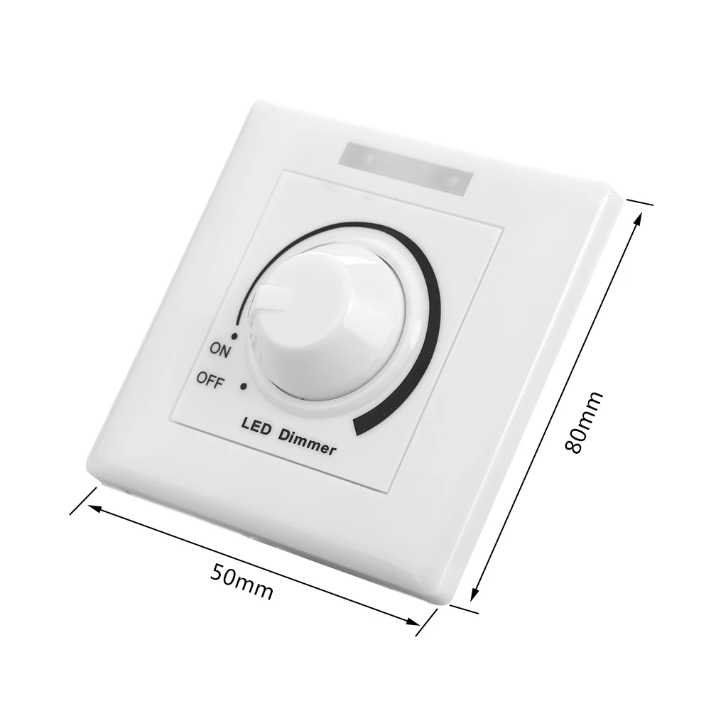 LED 제어 조광기, DC 0-10V, LED 조명 조광기 스위치, 밝기 AC85-265V, 간편한 조절 가능, 오목한 설치