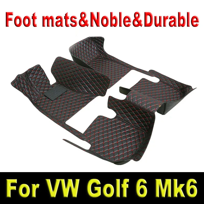 

Car Floor Mat For VW Volkswagen Golf6 Golf 6 Mk6 5K 2009~2013 Anti-dirt Pad Floor Rug Carpets Mat Car Accessories Vento Variant