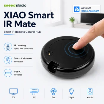 XIAO Smart IR Mate Hub telecomando intelligente a infrarossi per assistente domestico, nucleo ESP32-C3, apprendimento one-touch, feedback tattile 