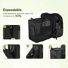 Cat Carrier Backpacks Expandable Cat Backpack with Shade Cover, Breathable Mesh Pet Carrier Backpack Bag for Travel Hiking Campi 3