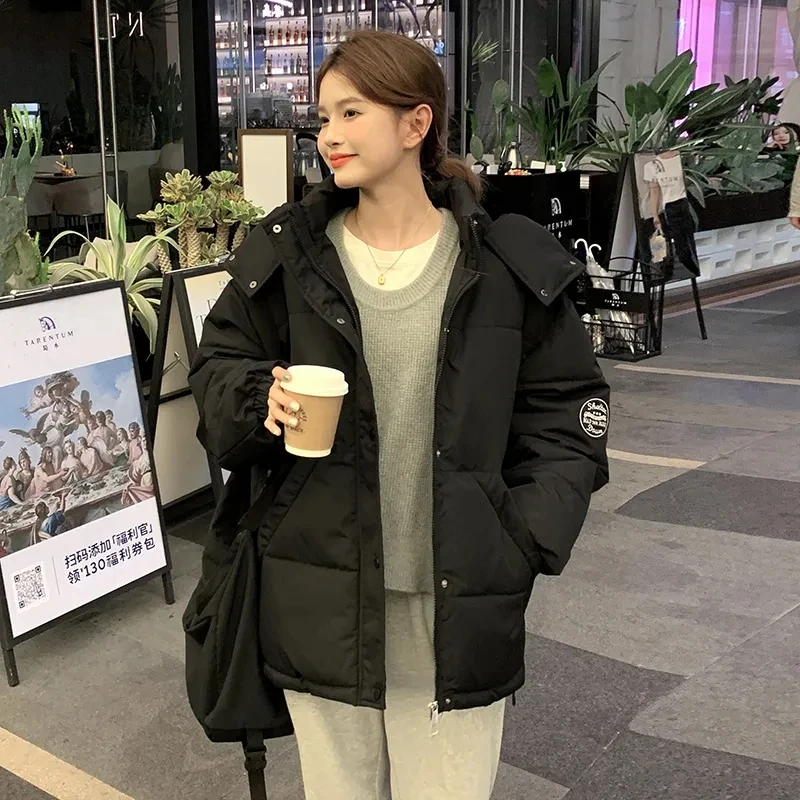 Y2Ktrend2024 New Cold Warm Bread Coat Foreign Air Loose Men And Women With Winter Padded  Ja