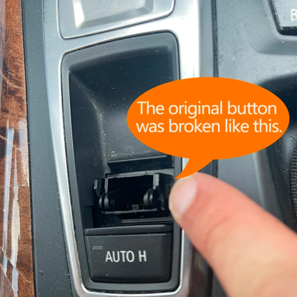 Handbrake Switch Cover Interior Car Electronic Parking Switch Button for BMW X5 E70 X6 E71 E72