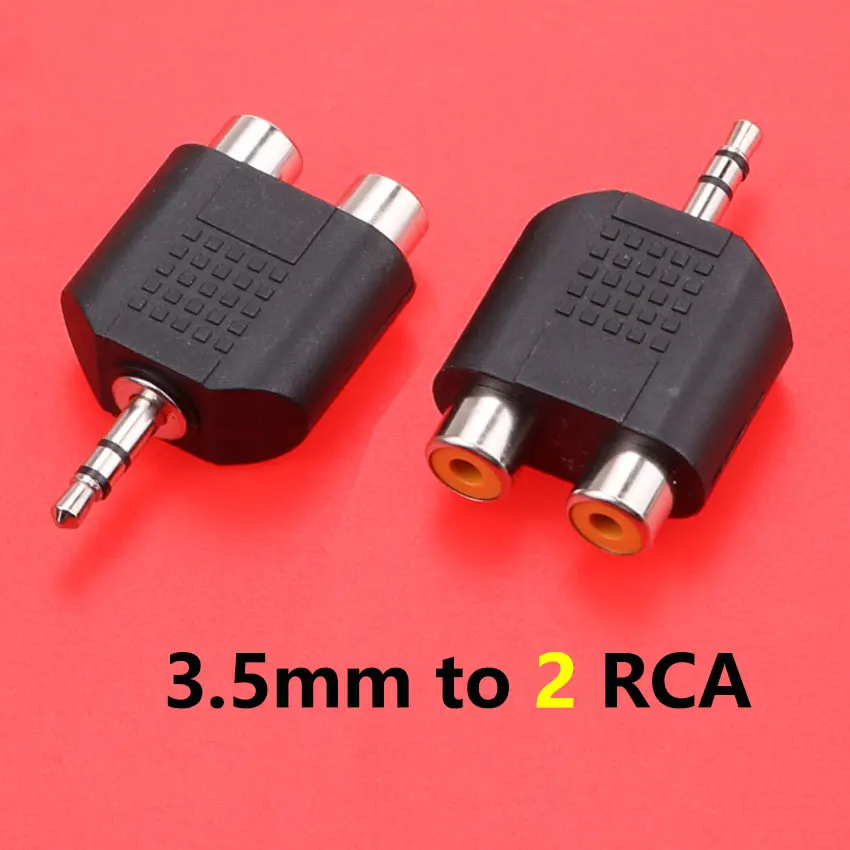 Adattatore Jack Audio 6,35mm Maschio A 3,5mm Femmina - 2 Pezzi, Per Chitarra, Cuffie, Amplificatori