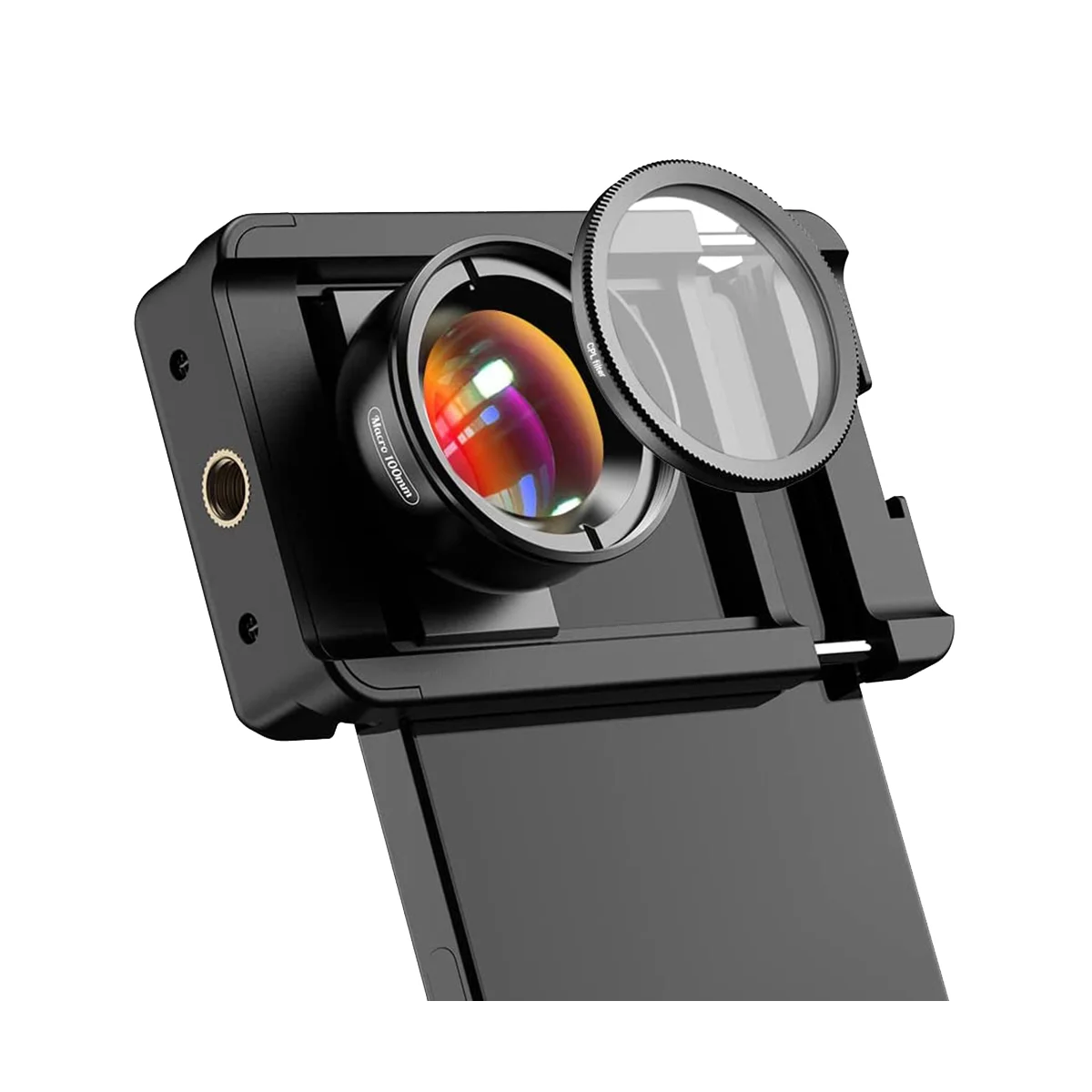 

Phone Macro Lens Kit for Smartphone,10X Macro Lens + CPL Filter with Multi-Function Lens Clip for Smartphone