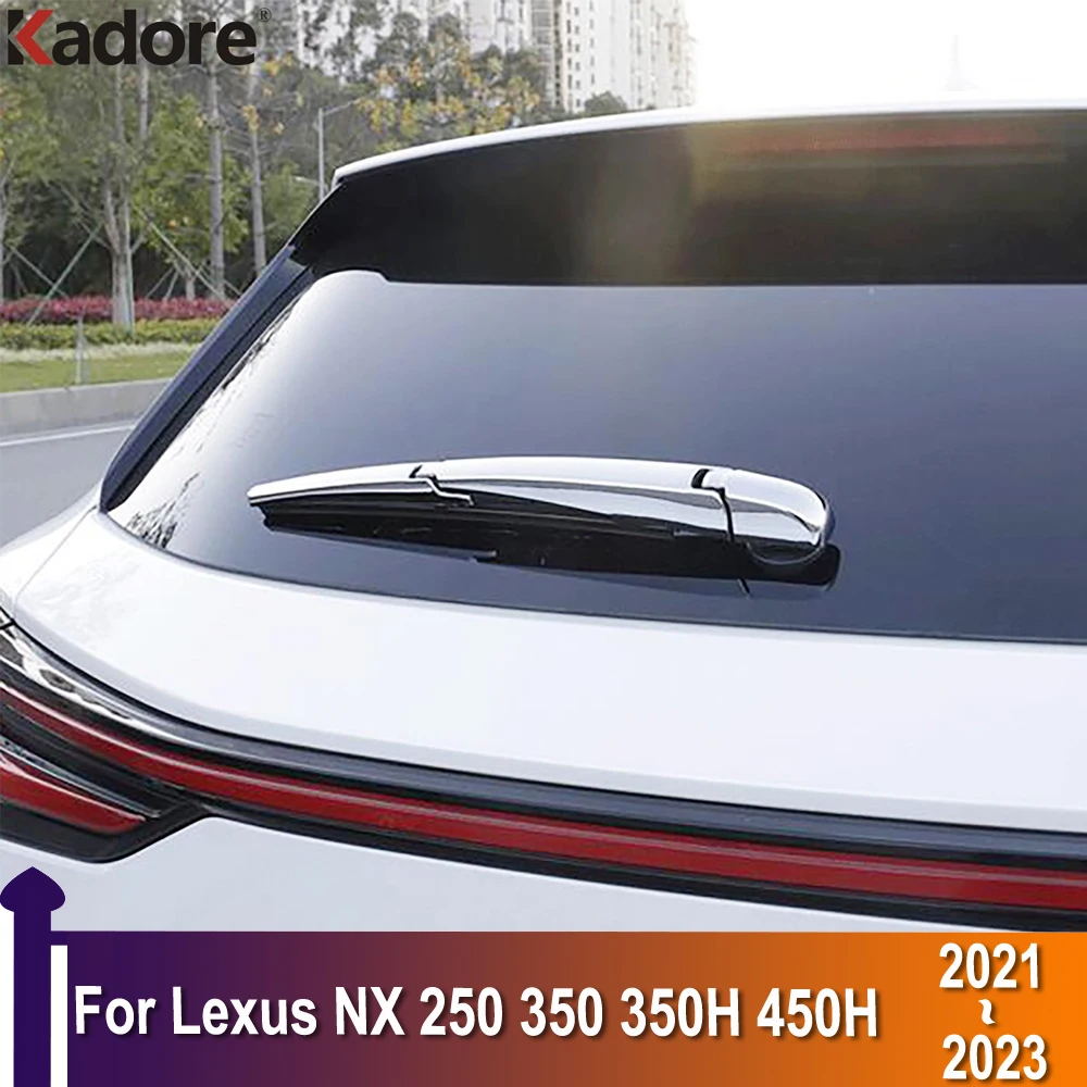 For Lexus NX 250 350 350H 450H 2021 2022 2023 Chrome Rear Window Wipers