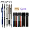 2.0 mm Mechanical Pencils Set 2B Automatic Student Pencils Color/Black Lead Refills Art Sketch School Supplies Kawaii Stationery 1