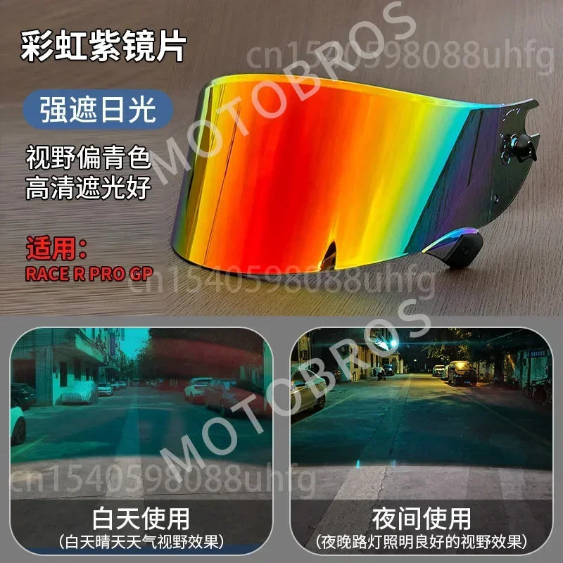 Casco Moto Full Visor Full Face Per Shark Race R Pro Gp Uv Anti-Scratch Wind Shield Occhiali Visiera Accessori Moto
