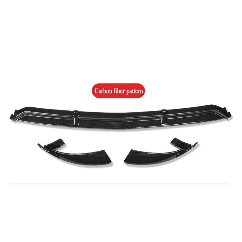Spoiler Anteriore In ABS Per Mercedes Classe GLC X253 2020-2022: Nero Lucido, Look AMG