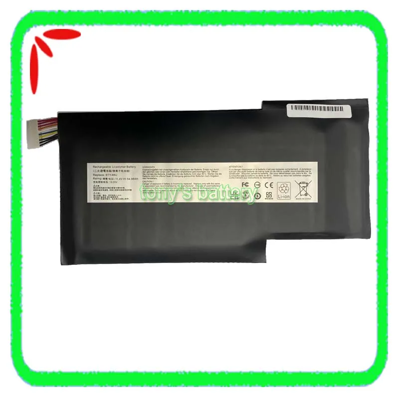 Nova Bateria do Portátil para Msi Bty-m6j Gs63 Gs63vr Gs73 Gs73vr 6rf001us 9n793j200 Tablet pc Ms17b1 Ms-16k2 Ms-16k4
