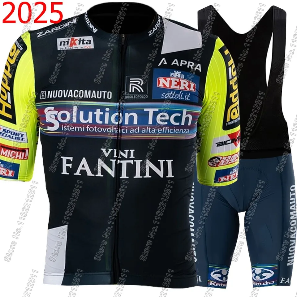 Team Solution Tech - Vini Fantini 2025 Cycling Jersey Set Mens