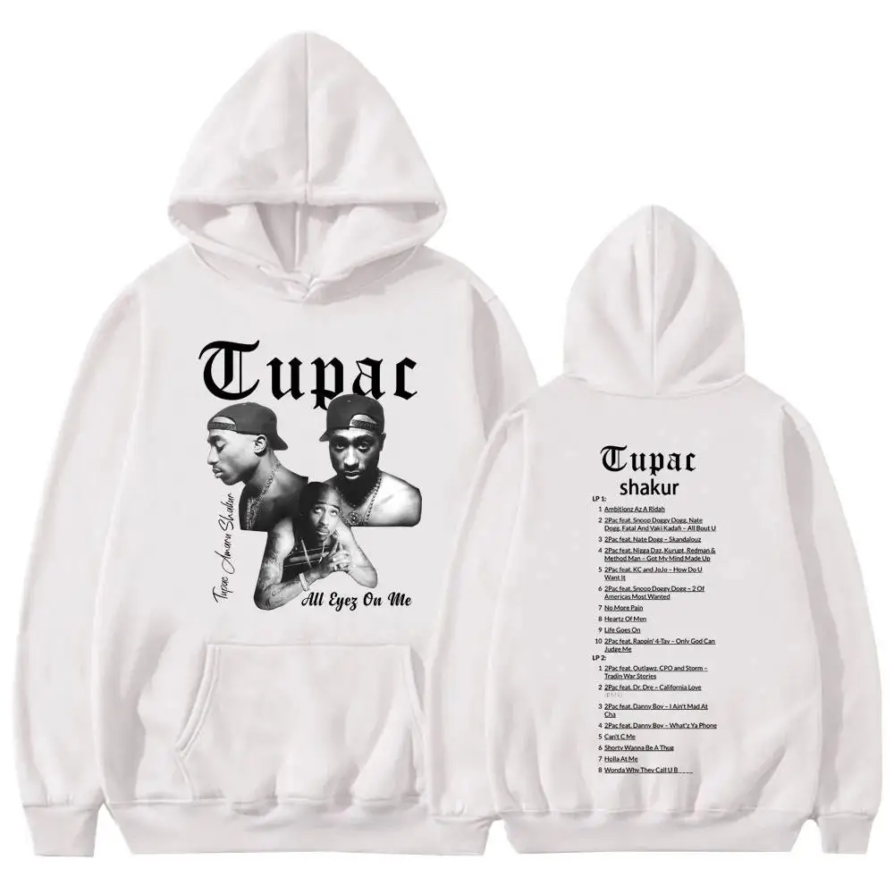 thumbnail image 1 of Sudadera con capucha de rapero Tupac 2Pac para hombre y mujer, ropa de calle con estampado de Hip Hop, Y2k, chándal Unisex, 1 of 3