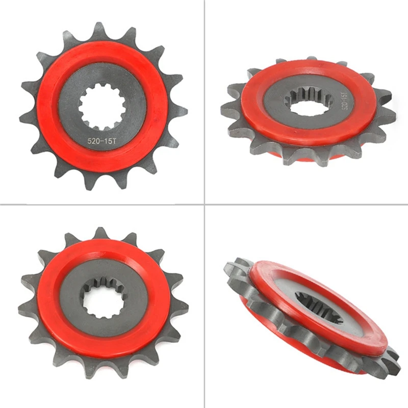 15T Motorcycle Front Sprocket Chain Wheel Front Fly Wheel Pinion 15 Replacement Parts For Suzuki GW250 GSX250R DL250 Zontes 310