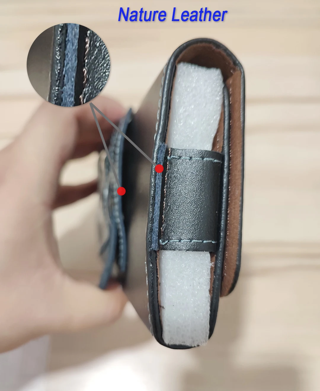 Genuine Leather Belt Clip Phone Case Men's Waist Bag Holster Pouch