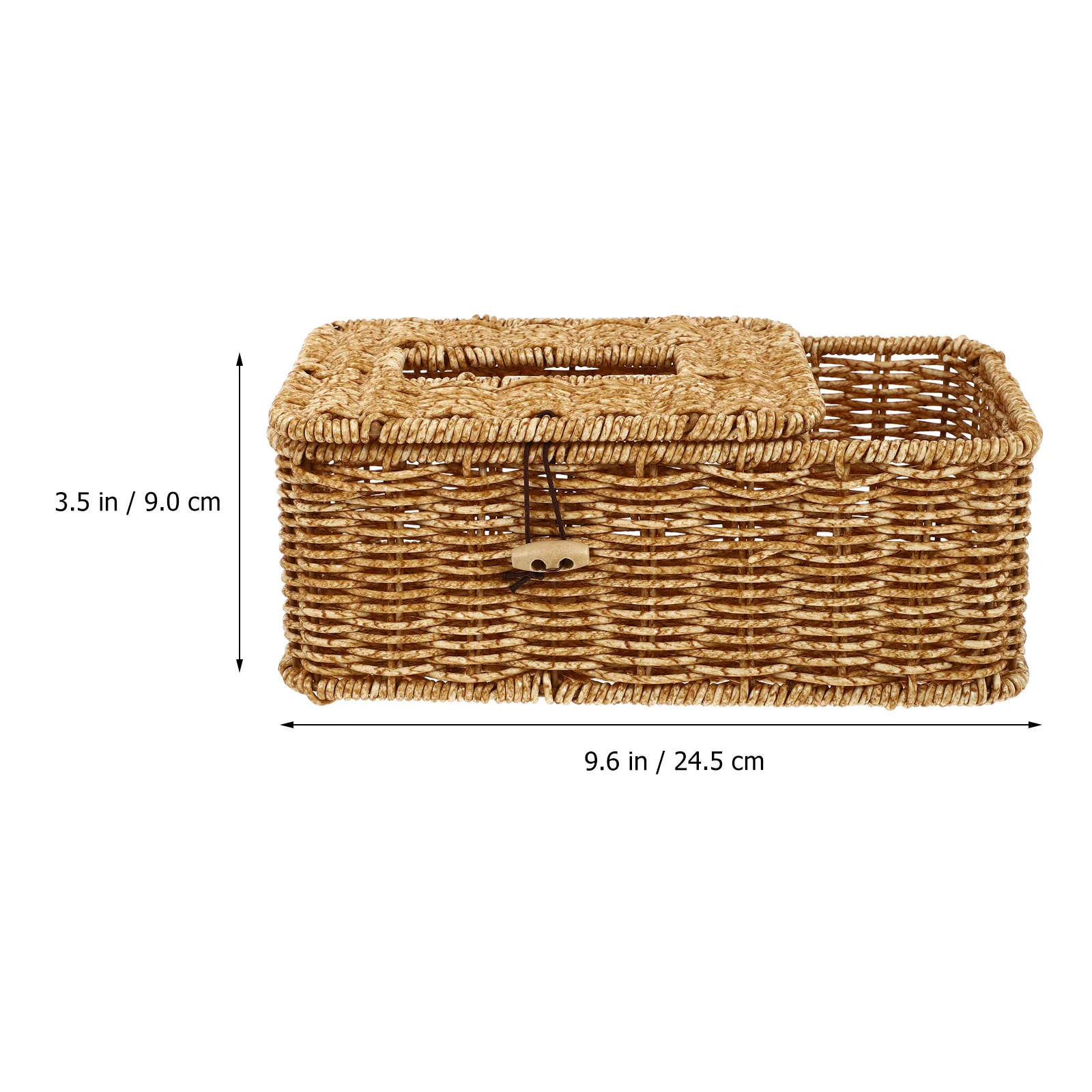 Large Size Woven Storage Box Tissue Holder Natural Paper Container Napkin Box Home Kitchen Bathroom ganization Housewares 5
