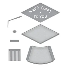 

Hats off to You Etched Dies 2022 Newest Metal Cutting Dies Scrapbook Decorate Embossing Template Diy Greeting Card Handmade Mold