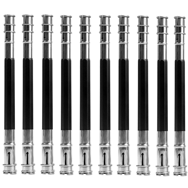 

10PCS Pencil Extender Holder Adjustable Pencil Lengthener Tool Coupling Device for School Art Writing