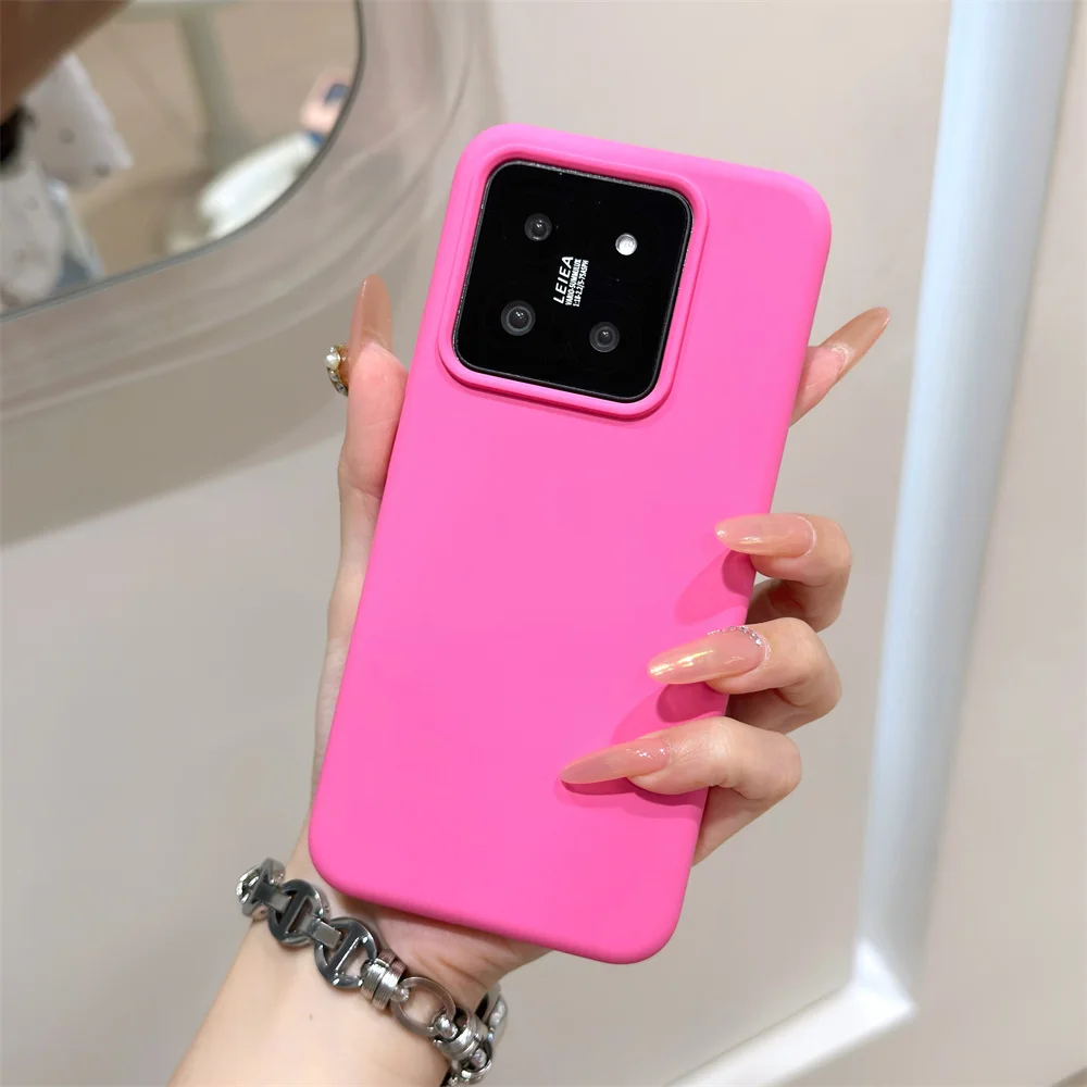 Luxury Candy Liquid Silicone Bumper Phone Case - Ultra Matte Skin Protective Soft Back Cover