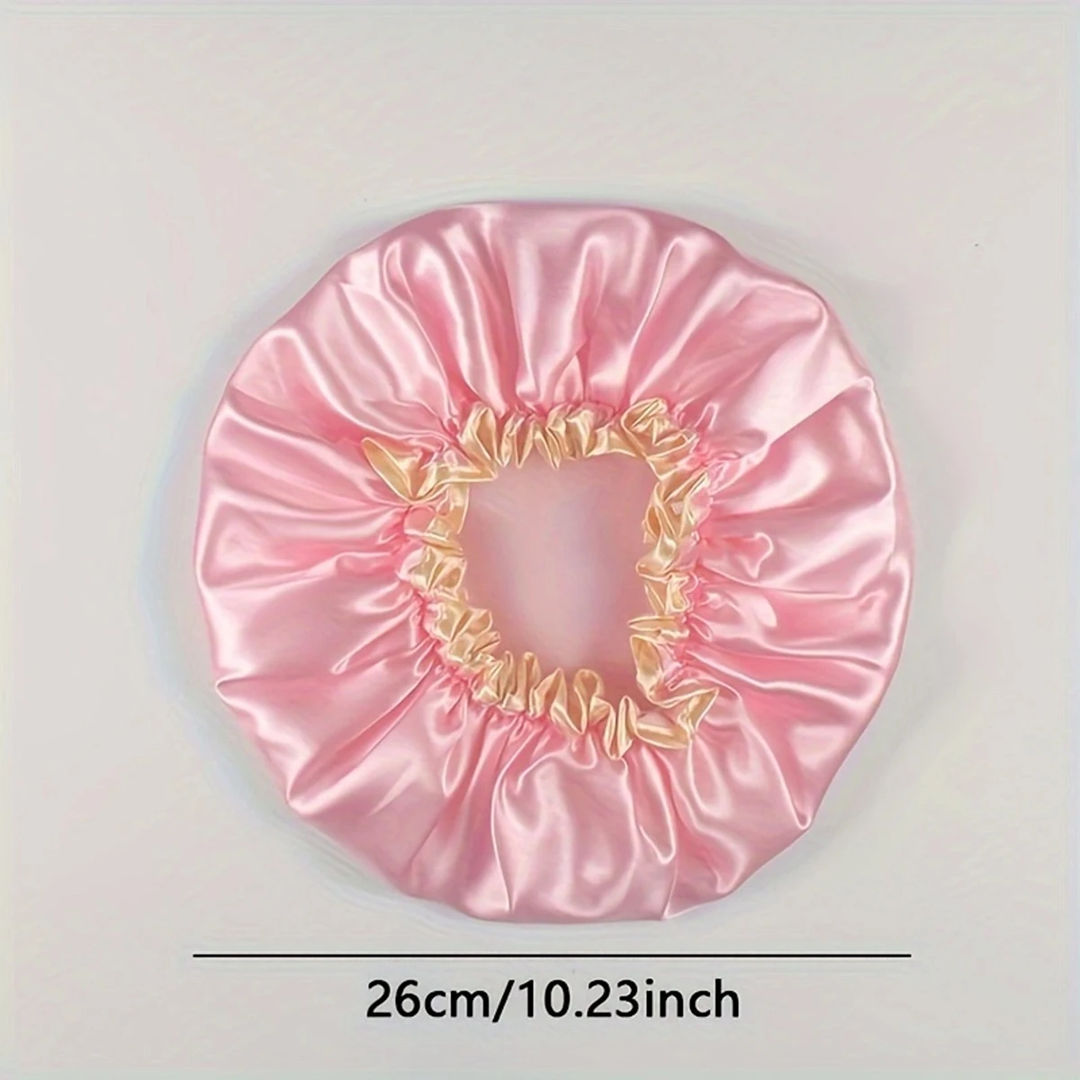 Double Layers Waterproof Shower Cap for Women