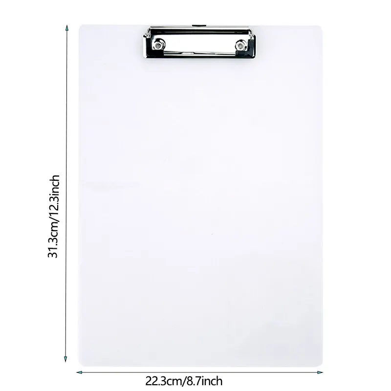 Transparent clipboard for office student