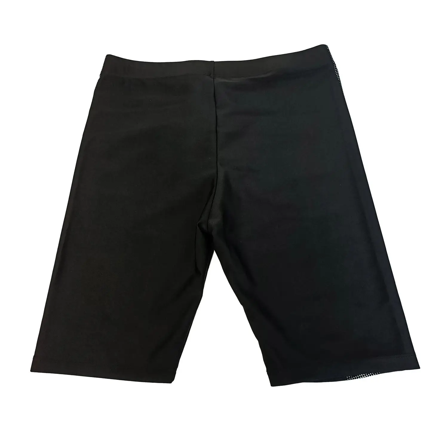 YUKE Professional Men's Swimming Trunks Shorts Long to Knee Competitive Swim Training Swimsuit Men Pants Quick dry Black