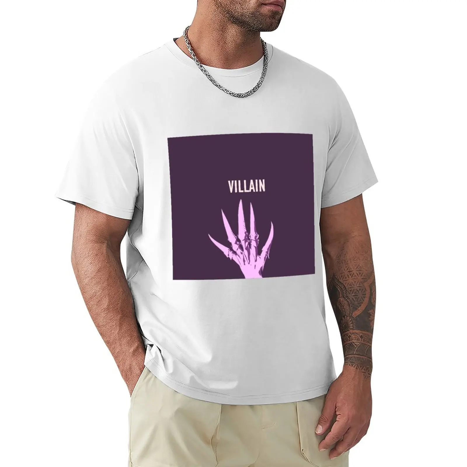 

Мужская летняя футболка с принтом злодей