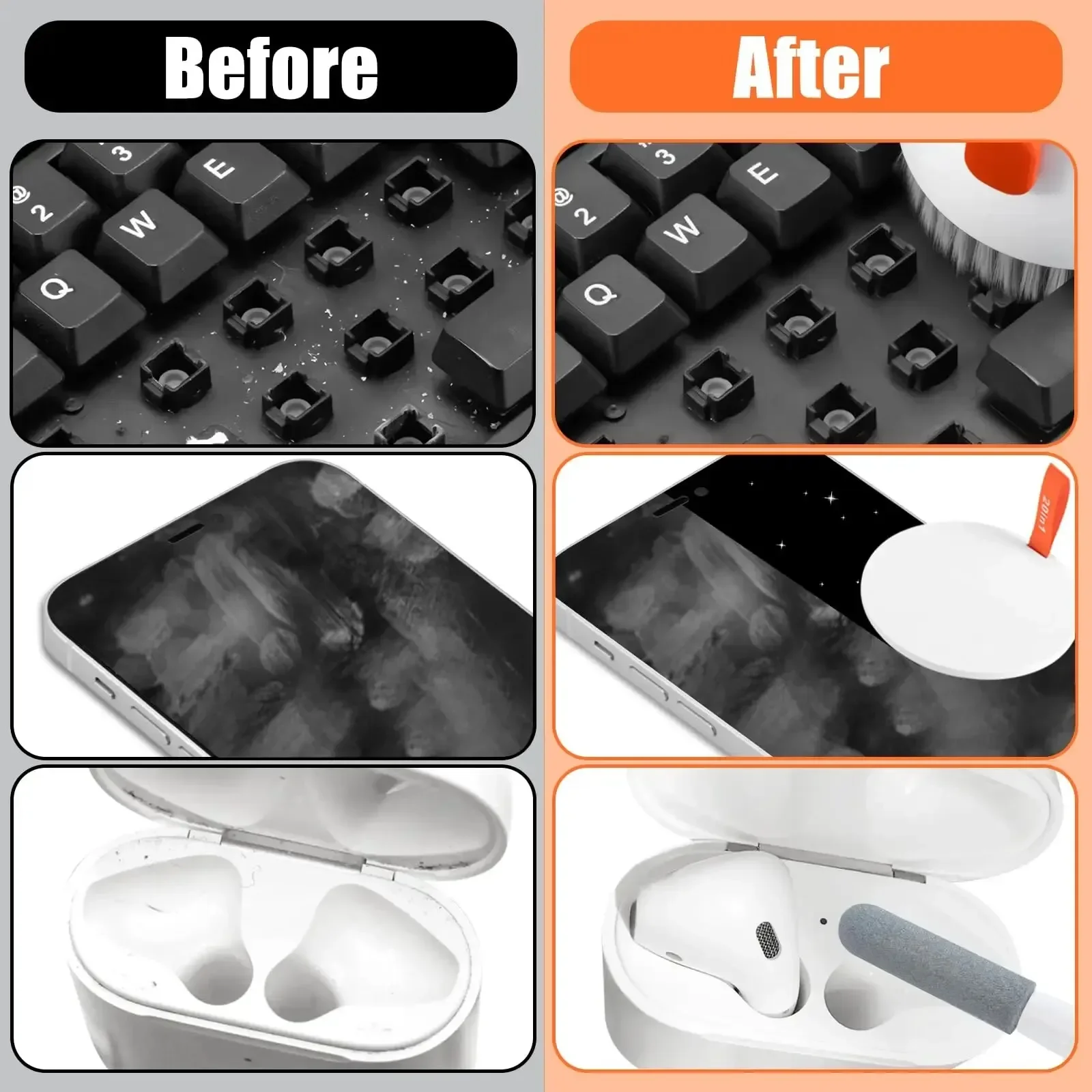 Ultimate 20-in-1 Electronic Cleaning Kit - Comprehensive Tool Set