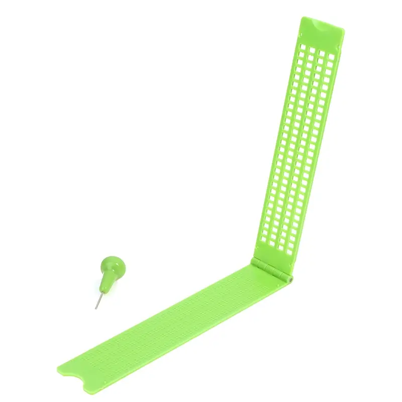 Plastic Braille Writing Slate Portable Vision Care Stylus School Learning Tool Accessory plastic braille writing slate