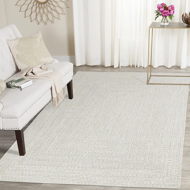 

Handwoven living room coffee table carpet cotton soft home sofa bedroom study internet red photography carpet