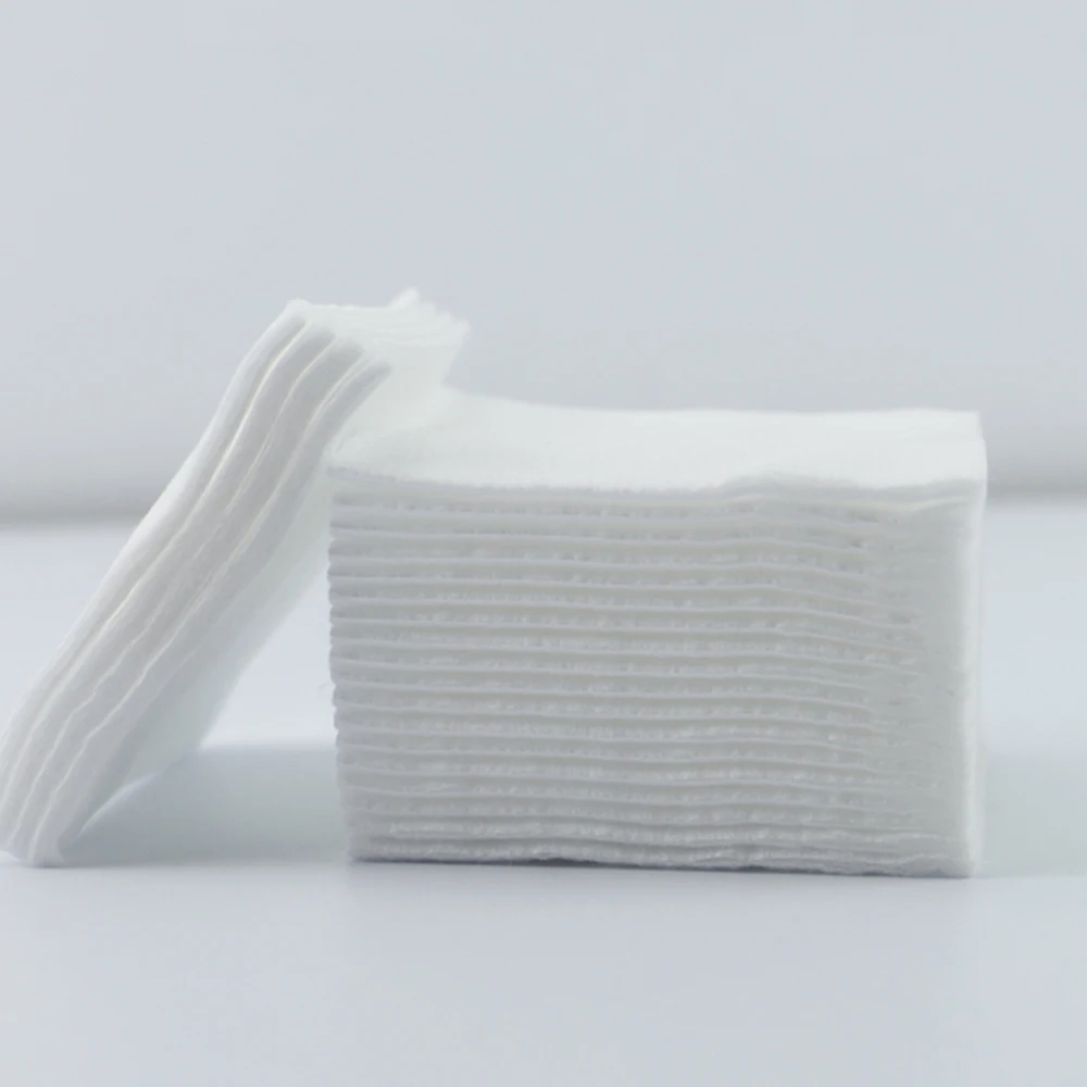 500pcs Thick Cotton Pads 100% Cotton Permanent Makeup Pigment Wipe Pad Disposable Facial Cleaner Nail Cleaning Wipes 3