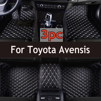 Tappetini auto per Toyota Avensis T270 2010 ~ 2017 Set completo Tappetino in pelle di lusso Durevole Tappeto impermeabile Tappeti auto Accessori auto