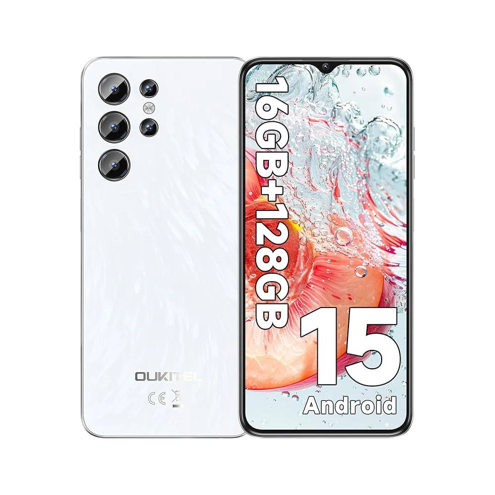 OUKITEL C1 Smartphone Android 15 16GB (4+12) +128GB Mobile Phone