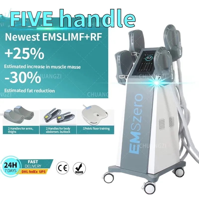 

DLS-EMSLIM NEO with RF Muscle Stimulation Slimming and Fat Reduction Focus on EMSzero Electromagnetic Body Shaping Machine