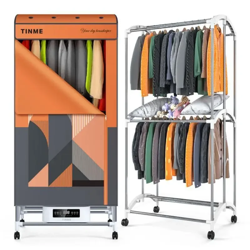TINME Clothes Dryer 2600W 220V Electric Clothes Drying Rack Intelligent Remote Control 600L Big Capacity Drying Machine