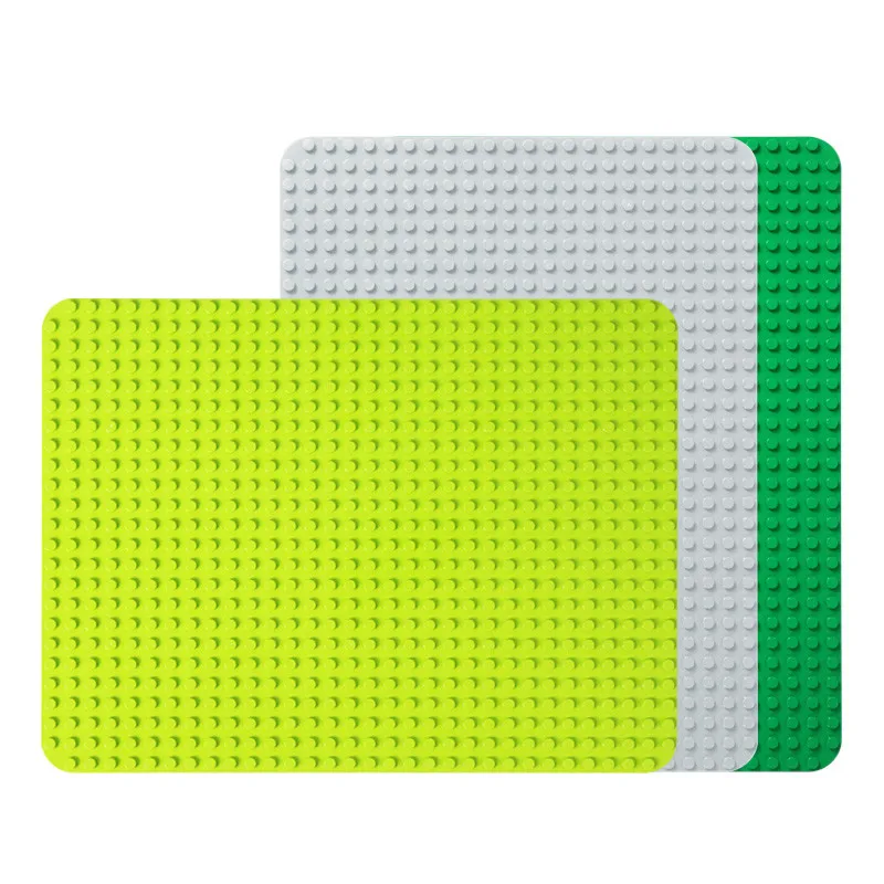 24*32 Dots Big Bricks Base Plate Big Size Baseplate Building Blocks Floor Toys DIY Wall Duploed Christmas Easter Gift Toy