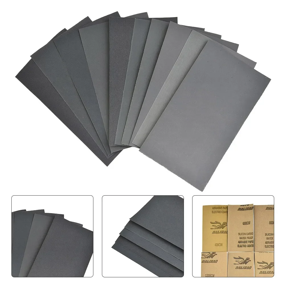 15pcs Sandpaper Set 400 600 3000 800 1000 1200 1500 2000 2500 Grit for sandpaper set