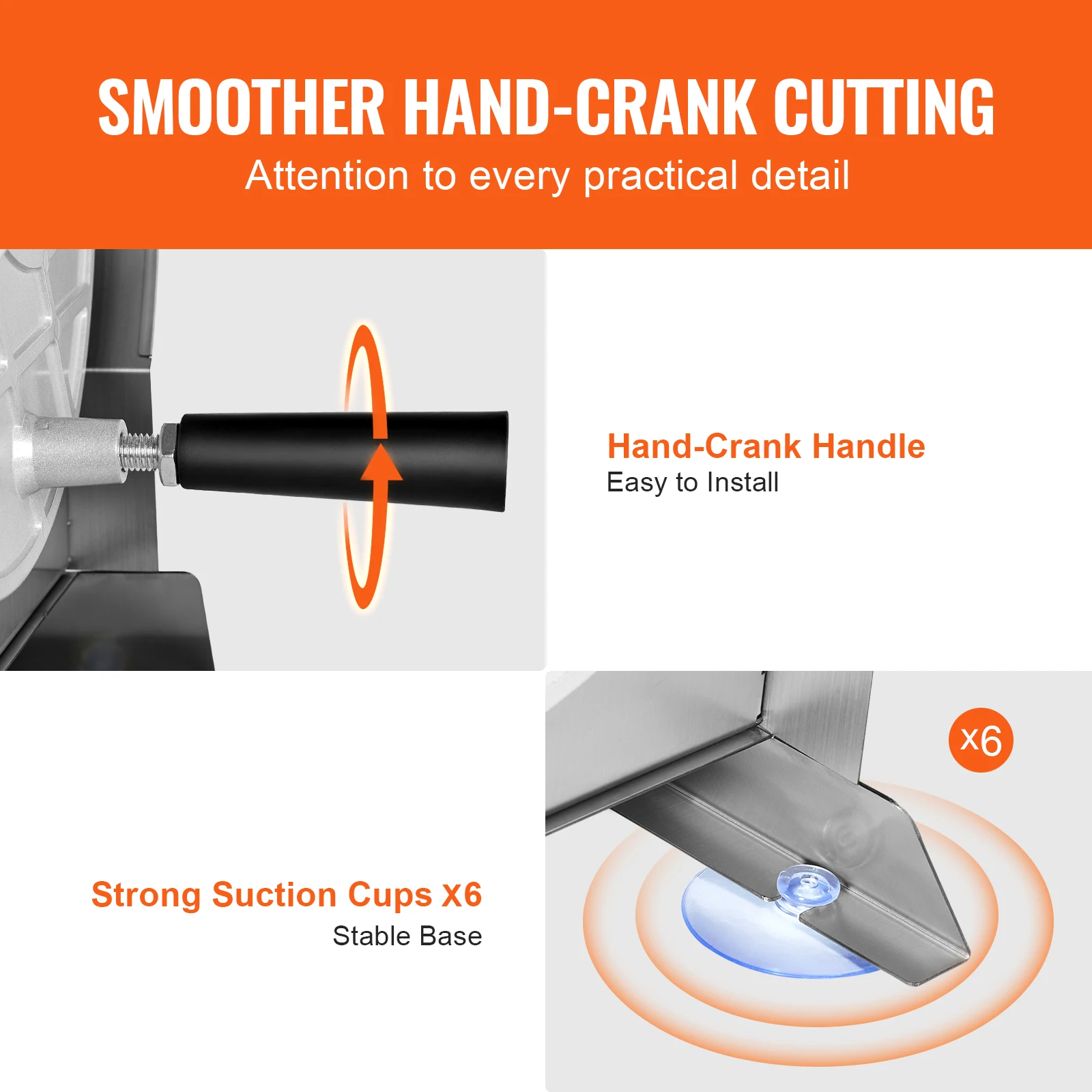 SucceBuy Manual Vegetable Fruit Slicer 0-0.5"/0-12mm Thickness Adjustable Commercial Slicer Machine Food Cutter Slicing Machine 5