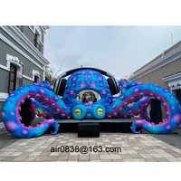 10m Inflatable Octopus Dj Stage Booth Giant Inflatable Octopus With Blower For Ocean Event Decoration Free Air Shipping 2