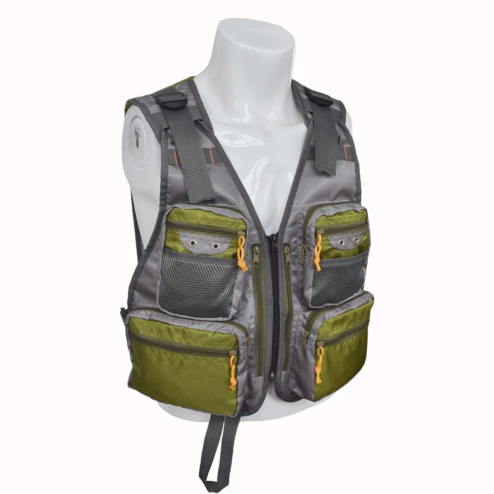 Polyester Vest Fishing Tackle Portable Fishing Vest Jacket