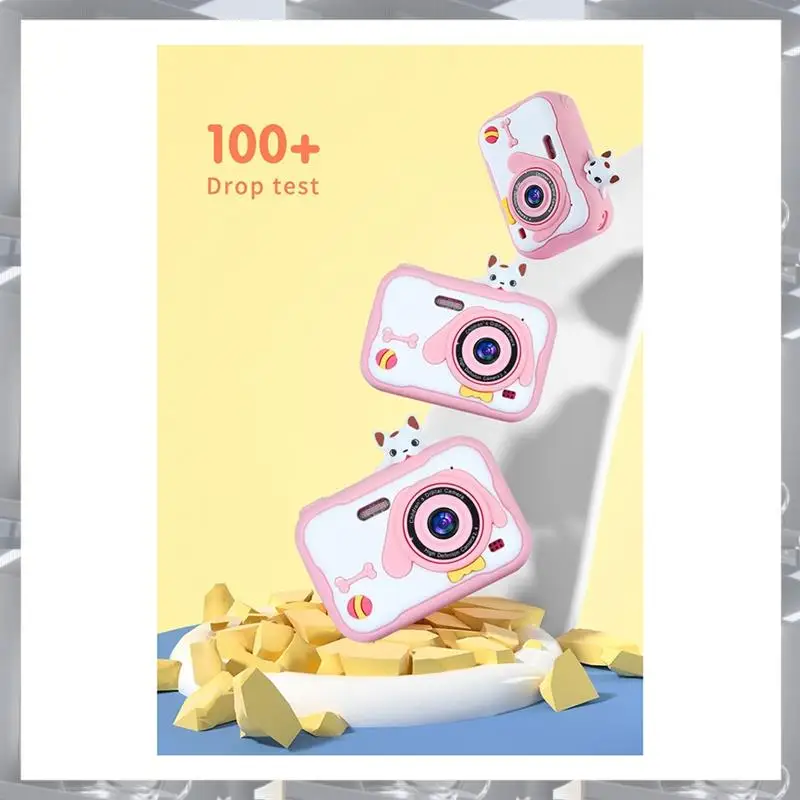 A8S HD Dual Lens 4000W Pixel 5472X4104PX Photo Resolution Without Memory Card Children's Camera,Brown Easy Install Easy To Use