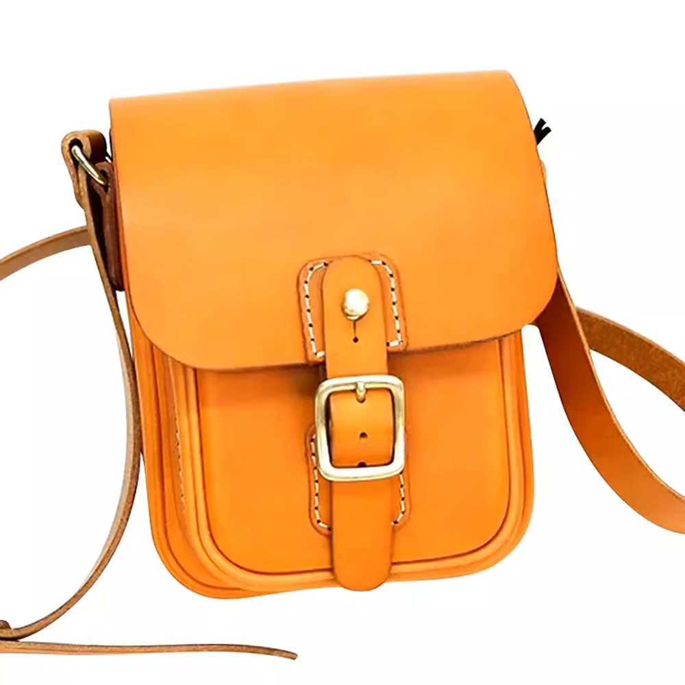 diy Leather craft multi double layer shoulder bag die cutting kraft paper sewing pattern hollowed stencil template 22x17x10cm