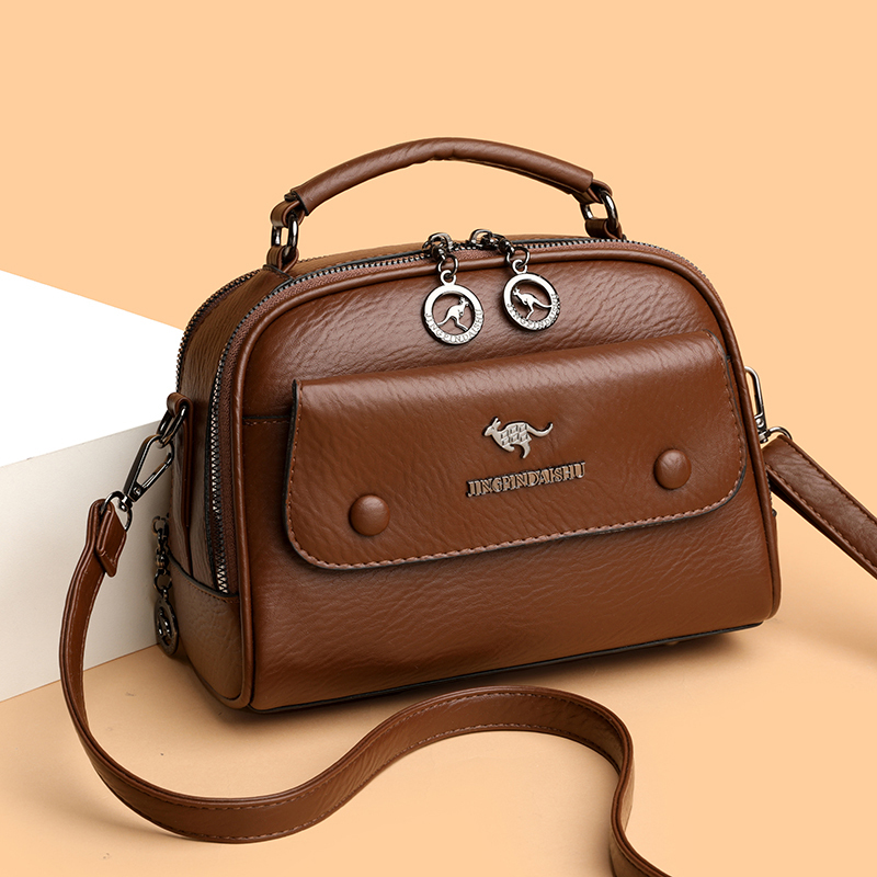 Women's Stylish Small Handbag - Multi-Compartment Tote Shoulder Crossbody Purse for Daily Essentials, Work & Travel