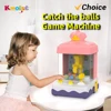 Mini Claw Machine Space Rocket Toy Funny Balls Grabbing Toys Cartoon Rabbit Dinosaur Ball Catcher Game Children Christmas Gifts 1