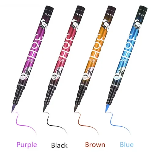 블랙 리퀴드 아이라이너, 방수 아이라이너 펜슬, 오래 지속되는 리퀴드 아이라이너 펜, 빠른 건조, 번짐 방지 화장품 도구, 36H 4