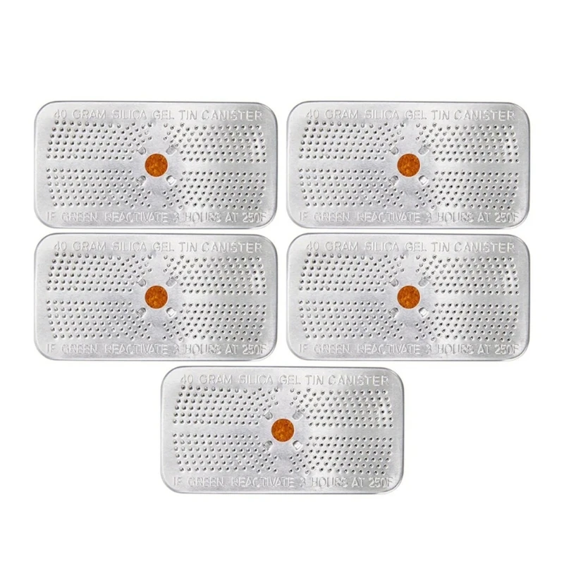 

Set of 5 Reusable Desiccant Sachets Hygroscopic Agent for Household Use 203C
