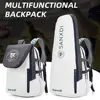 Foldable Tennis Paddle Backpack Large Capacity Handbag Tennis Bag Handheld Expandable Badminton Racket Bag Racquetball 1